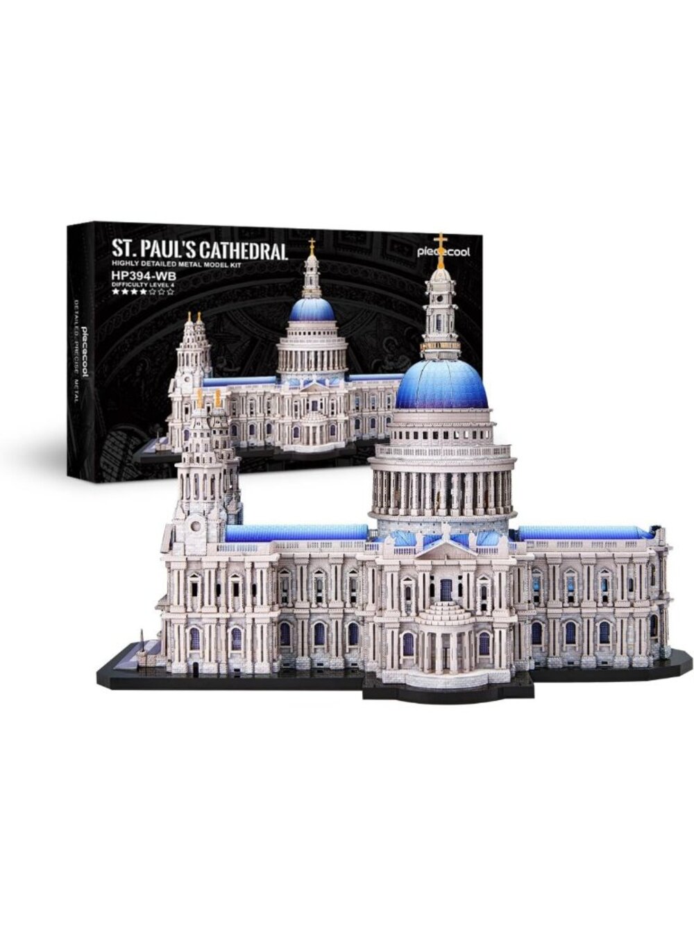 3D Metal Puzzle Kit - St. Paul's Cathedral Model, DIY Craft for Adults, Home